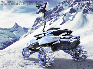 Illustration for article titled Introducing the 2035 ZAIRE all-terrain concept car